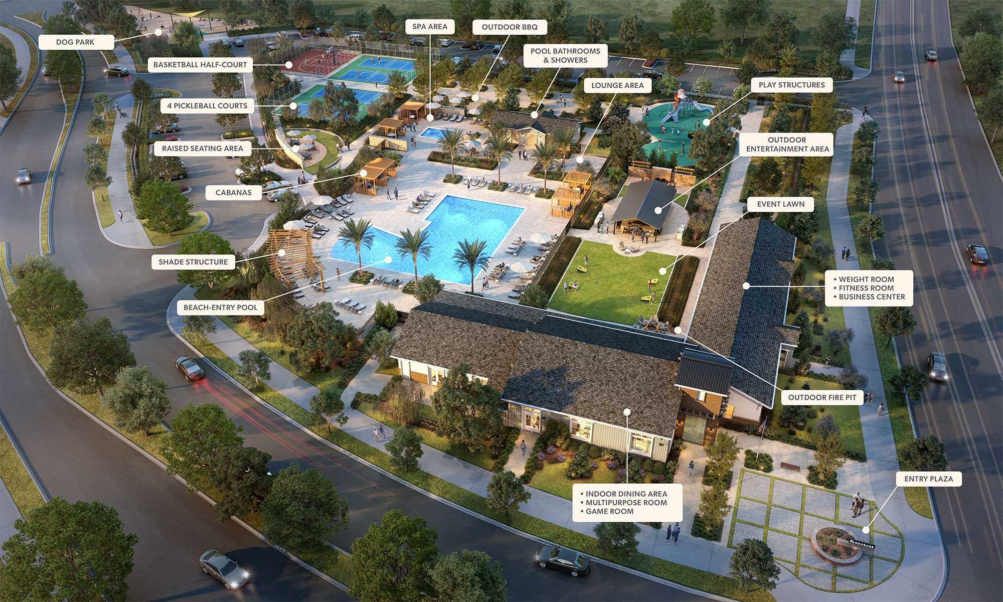 Interactive Amenities Rendering | Liberty at Lincoln