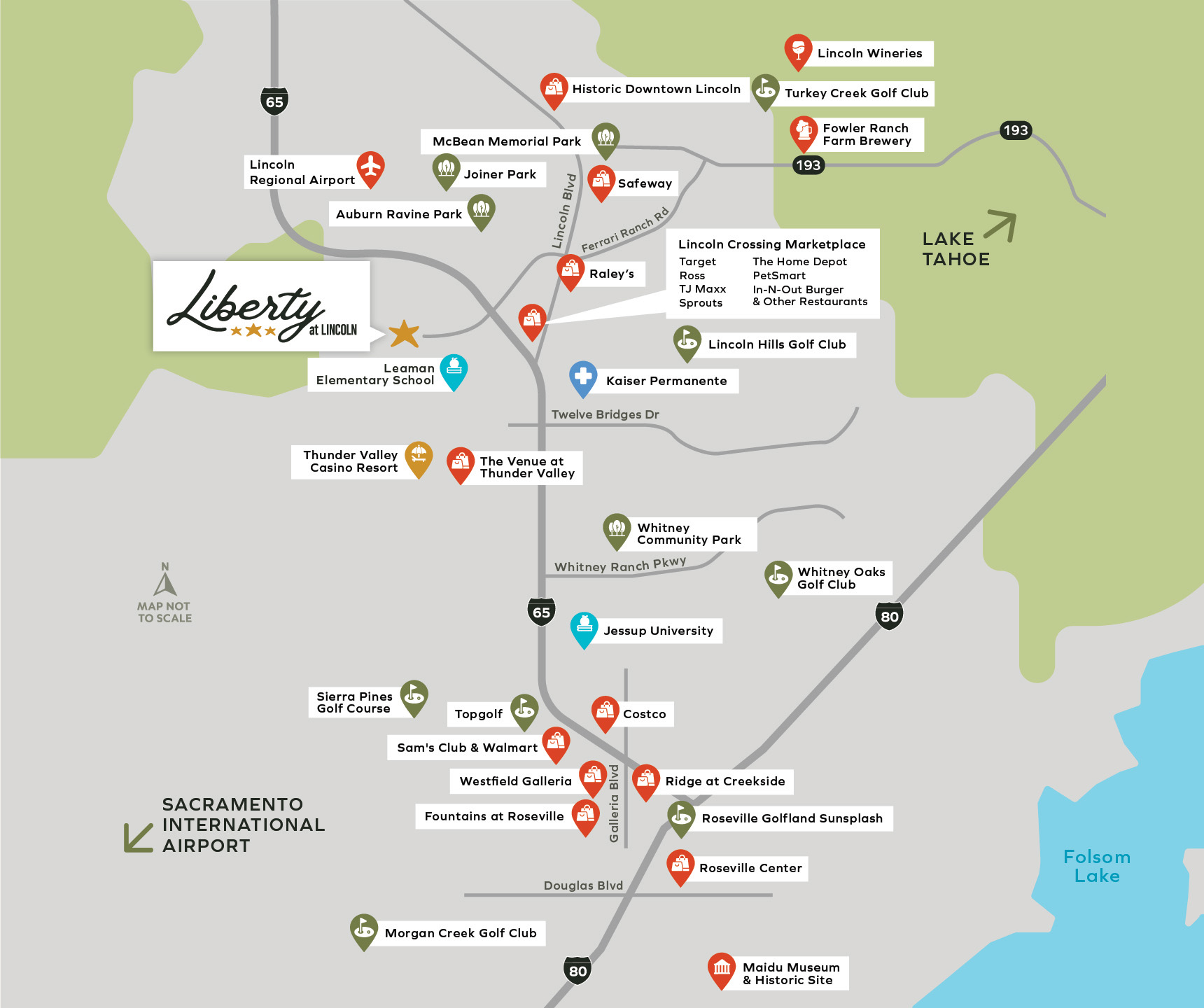 Points of Interest Map – Liberty at Lincoln
